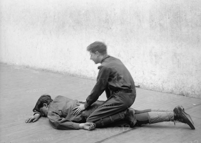 Boy Scouts Training Demonstration, 1912.