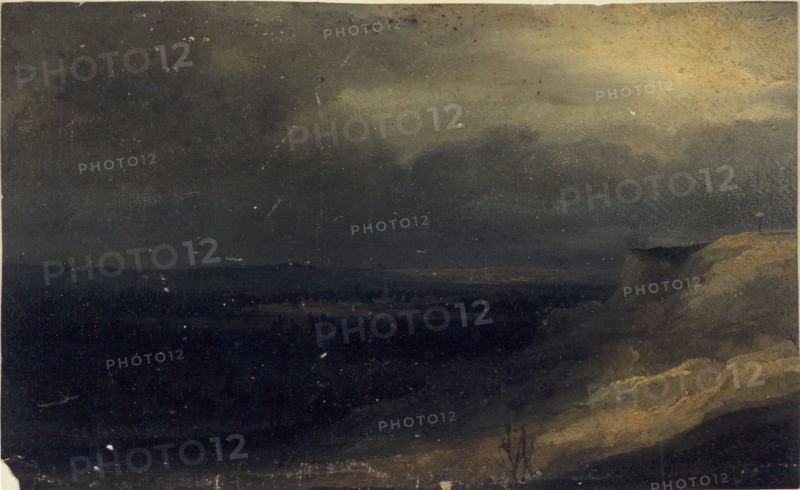 View thought to be of Montmartre, c1830.