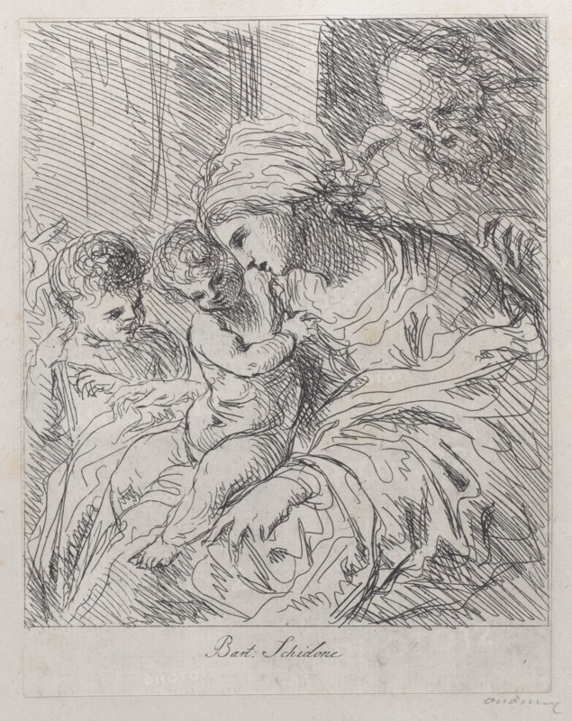 The Holy Family with Saint John the Baptist, 1663.