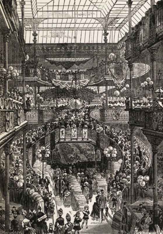 Le Bon Marché: Grand Central Staircase, 1892. Private Collection.