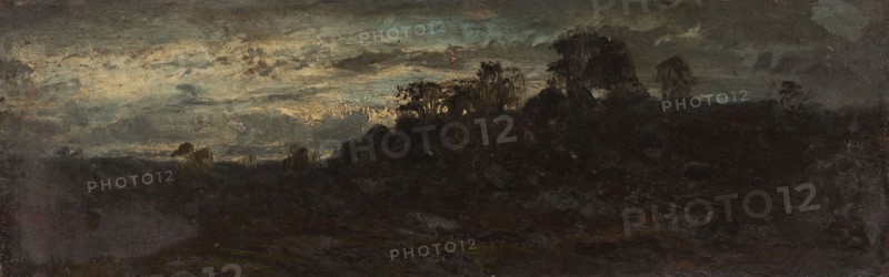 Barbizon, le soir.