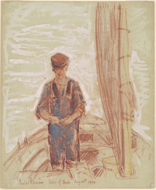 Fisherman, Isle of Shoals, 1903.