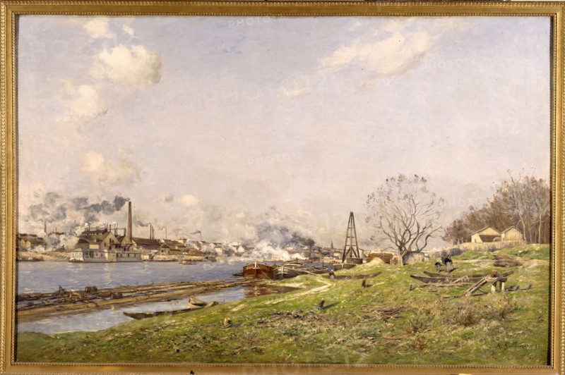 The Seine in Conflans-Charenton, 1892.