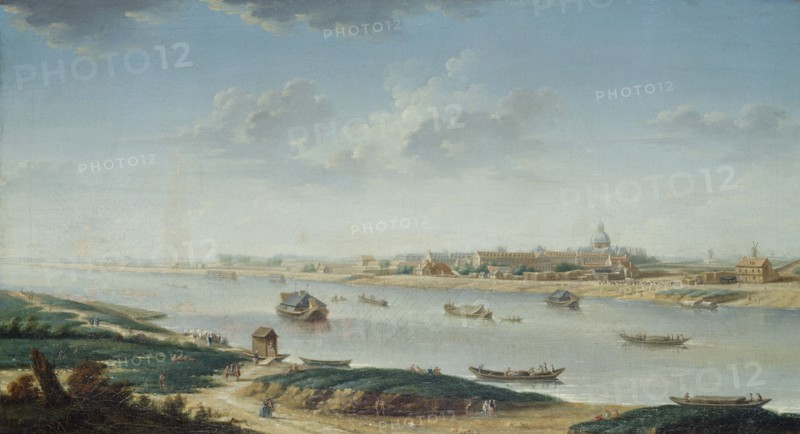 Salpetriere, view from La Rapee, c1752.