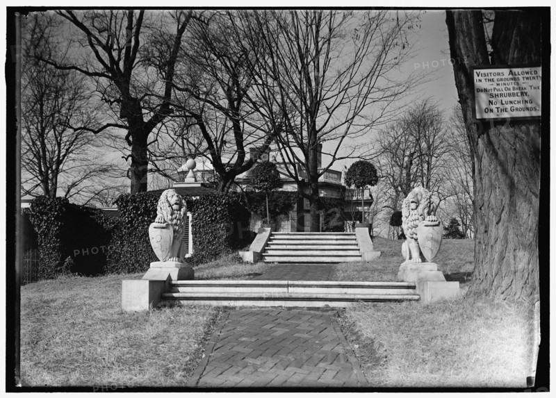 Monticello - path, between 1914 and 1918.