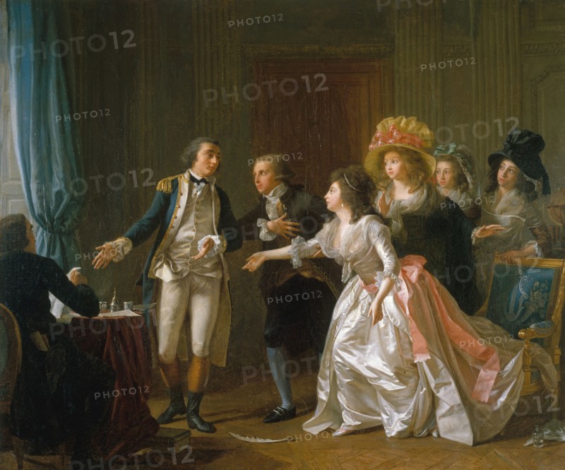 The interrupted marriage contract, c1789.