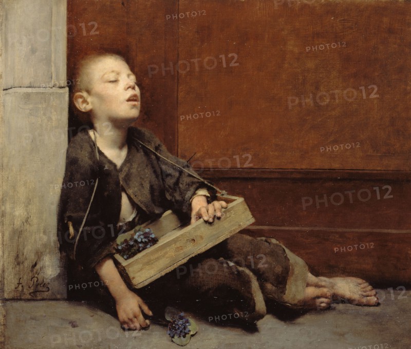 Un martyr. Le Marchand de violettes, 1885.