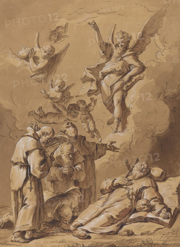 Death of a Holy Friar, 18th century.