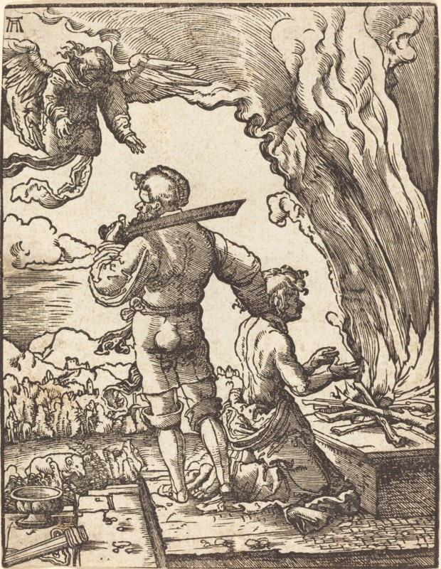 Abraham's Sacrifice, in or after 1520.