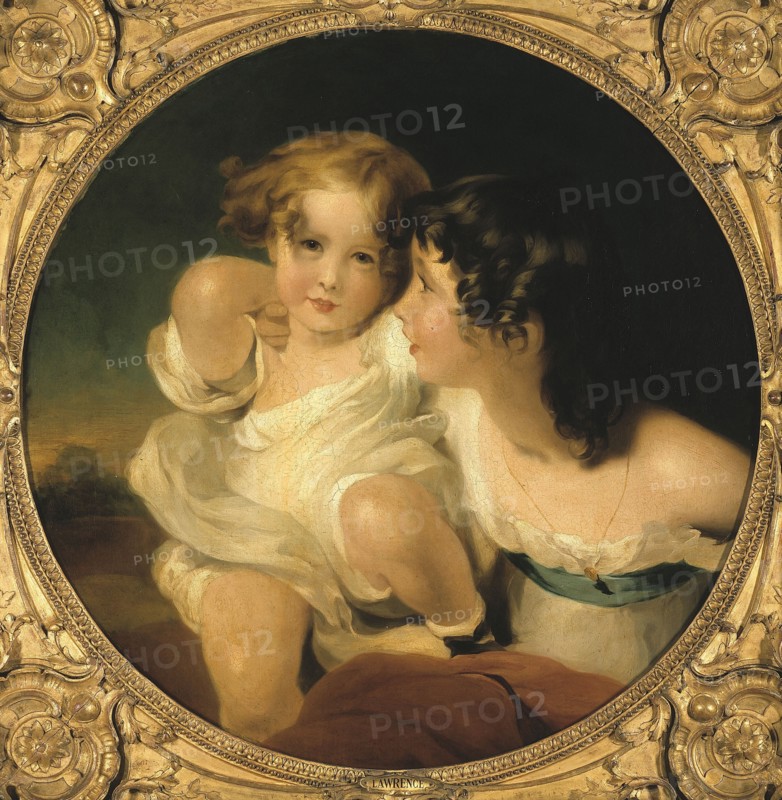 Portrait of Emily and Laura-Anne Calmady.