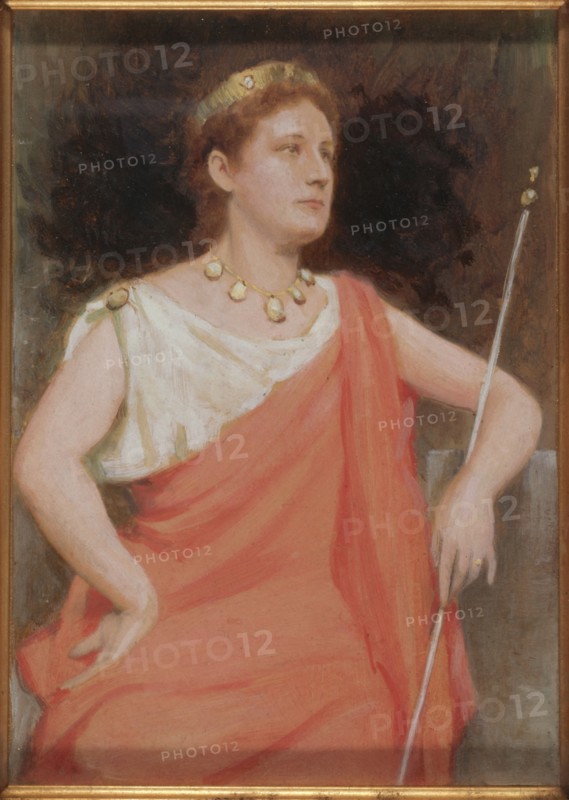 The Tragedy, study after Miss Dudlay, c1884.