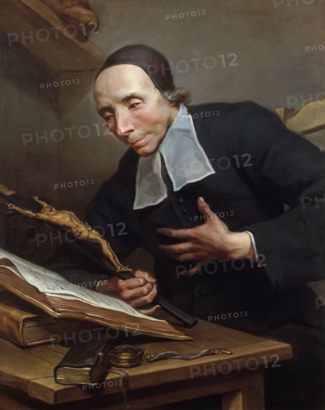 Father Tournus (1672-1733) in prayer, c1725.