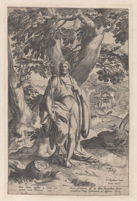 Saint John the Baptist in the wilderness, 1575-1675.