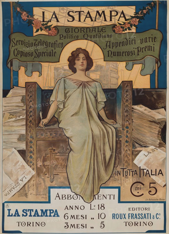 La Stampa, 1898. Private Collection.