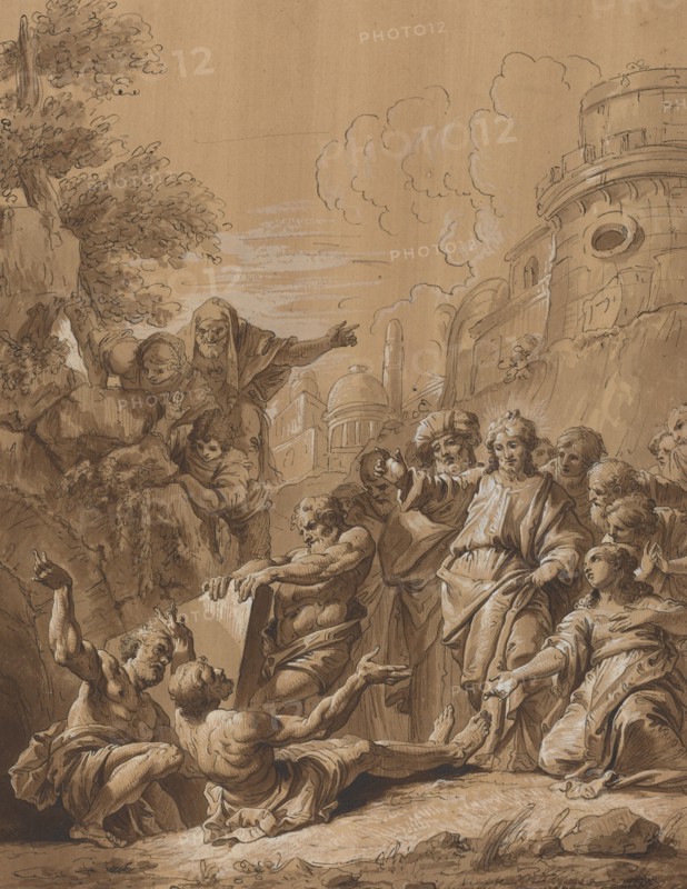 The Raising of Lazarus, 18th century.