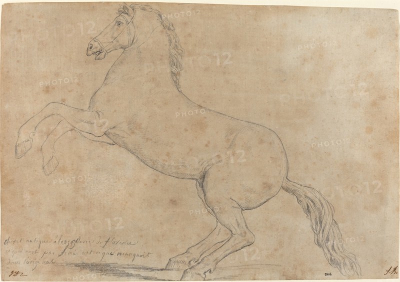 An Antique Sculpture of a Horse, 1780.