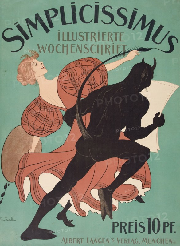 Simplicissimus, ca 1897. Private Collection.