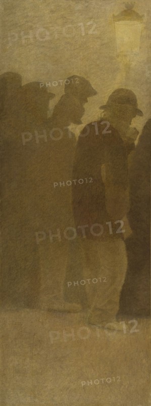 La Bouchée de pain : File d'attente, c.1904.