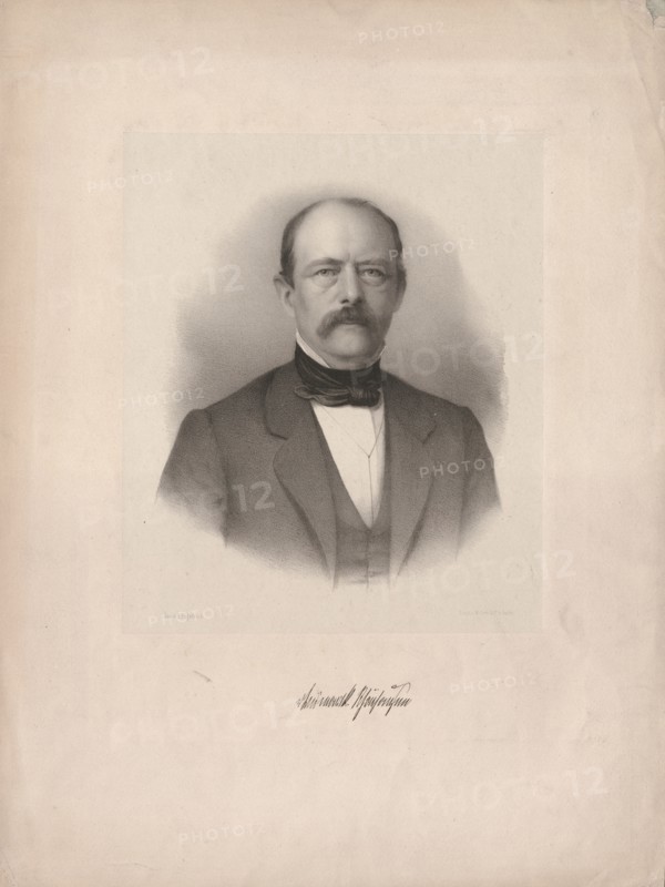 Portrait of Otto von Bismarck (1815-1898), 1860. Private Collection.