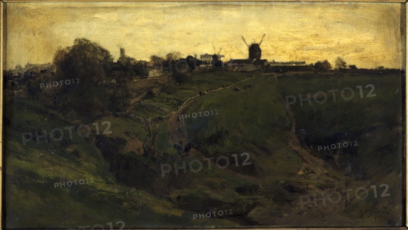 View of Montmartre, north-west side, 1881.