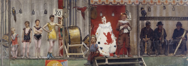 Grimaces et misère - Les Saltimbanques, 1888.