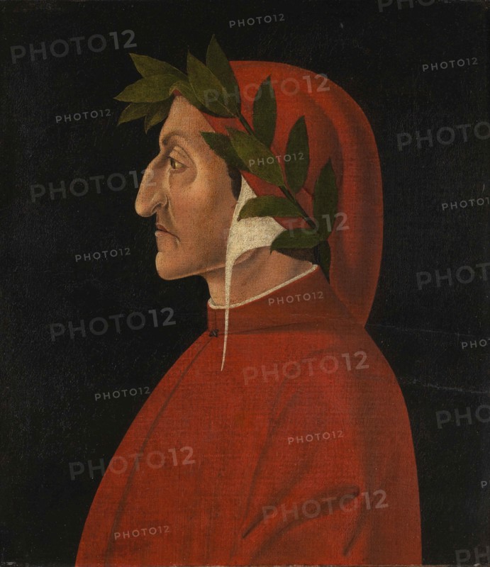 Portrait of Dante Alighieri (1265-1321), c. 1500. Creator: Anonymous.