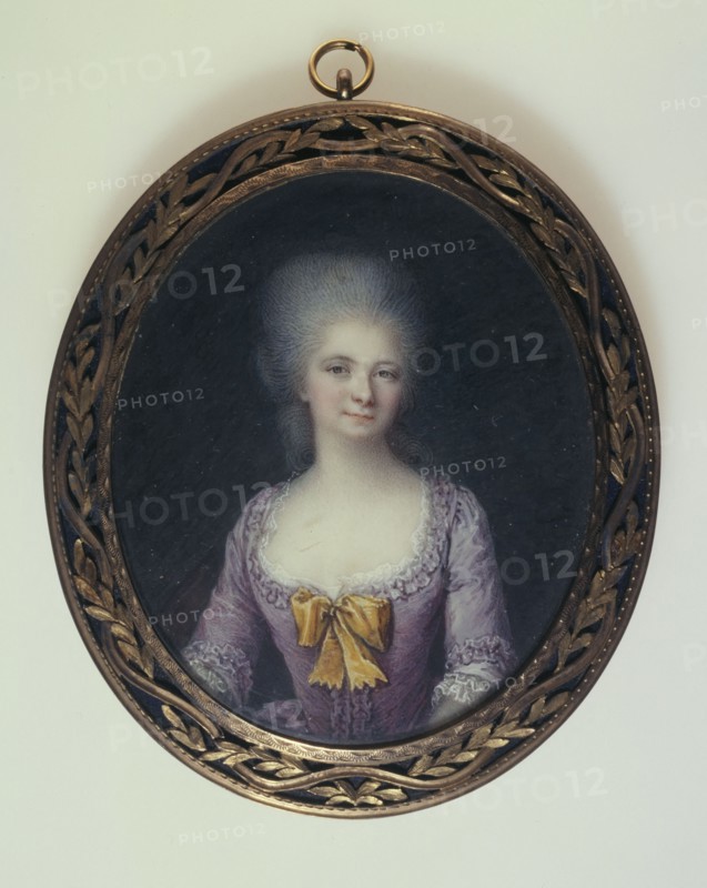 Portrait of a young woman, c1785.