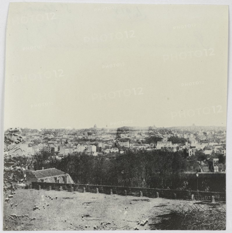 Panorama of Chateau de Saint-Cloud, 1871.