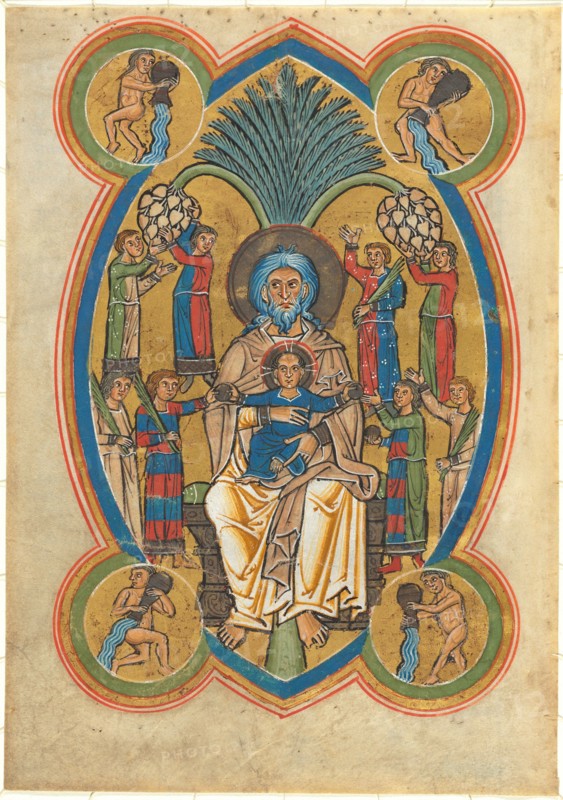 Paradise with Christ in the Lap of Abraham, c. 1239.