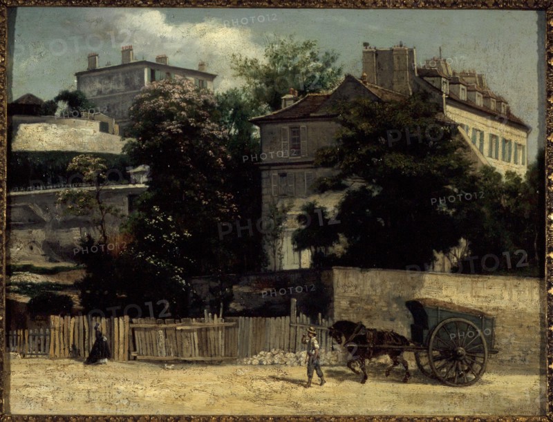 Rue d'Orchampt in Montmartre, 1864.