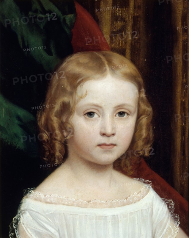 Portrait thought to be Jeanne Scheffer, c1845.