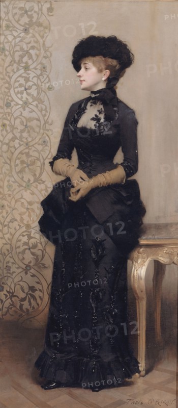 Woman with gloves, called La Parisienne, c1883.