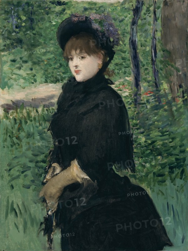 La Promenade (Madame Gamby), 1880. Creator: Manet, Édouard (1832-1883).