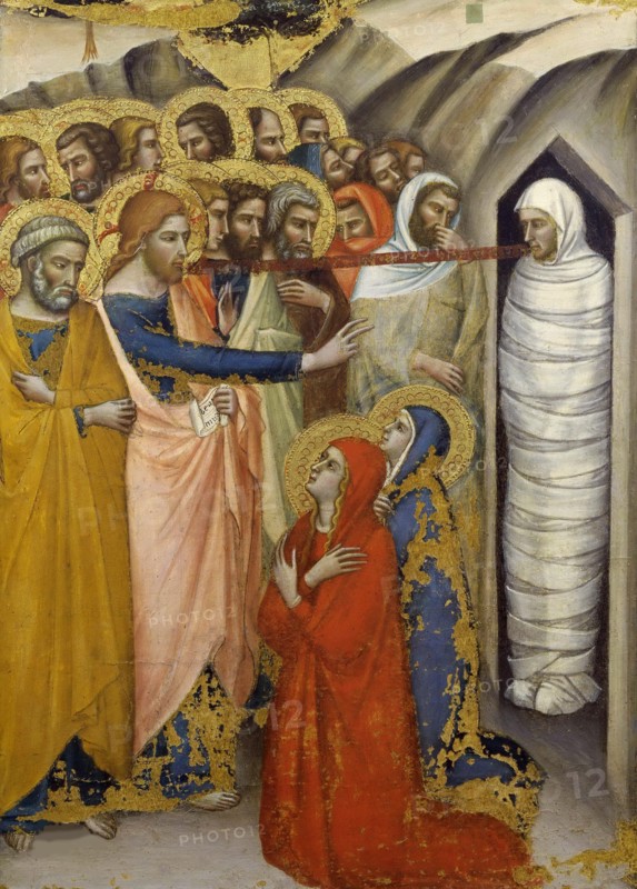 The Raising of Lazarus, ca 1365. Creator: Luca di Tommè (c. 1330-1389).