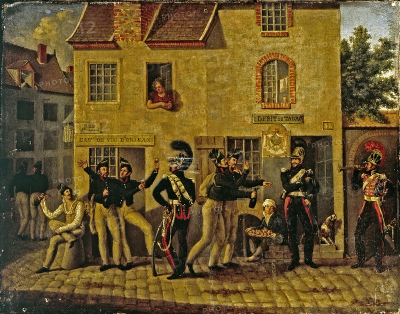 Marchand de vin, faubourg Saint-Honoré, c1820.