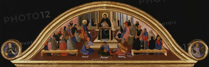 School of Thomas Aquinas, c. 1450. Creator: Strozzi, Zanobi (1412-1468).
