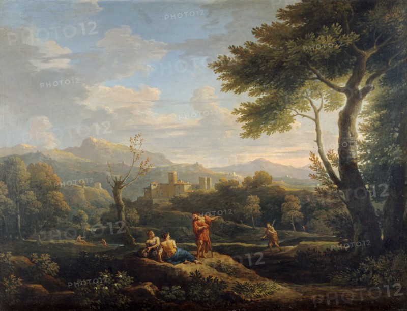 Italian landscape, between 1682 and 1749.