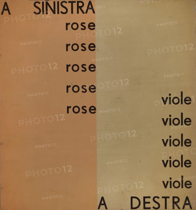 Parole in libertà, 1932. Private Collection.