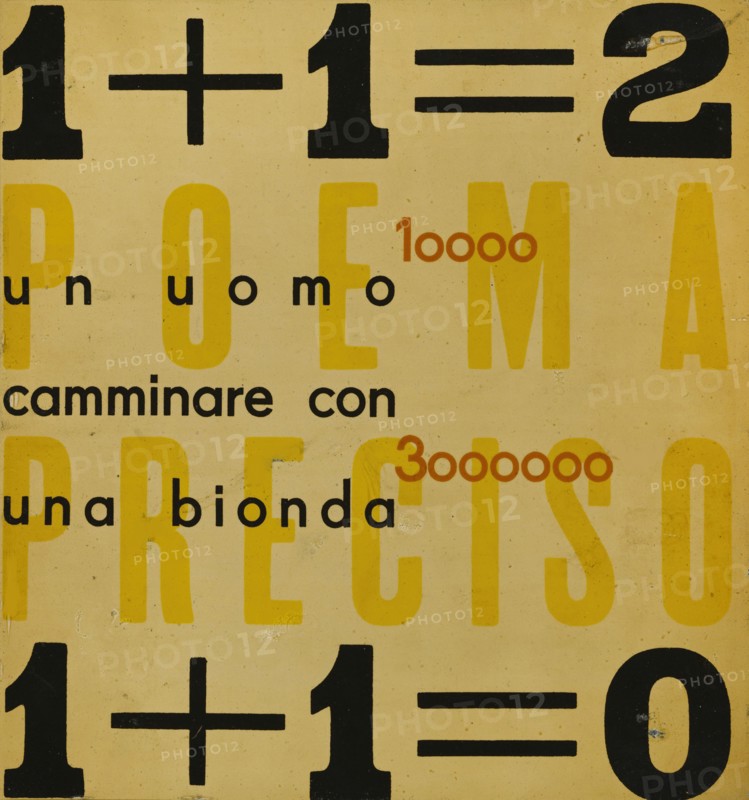 Parole in libertà, 1932. Private Collection.