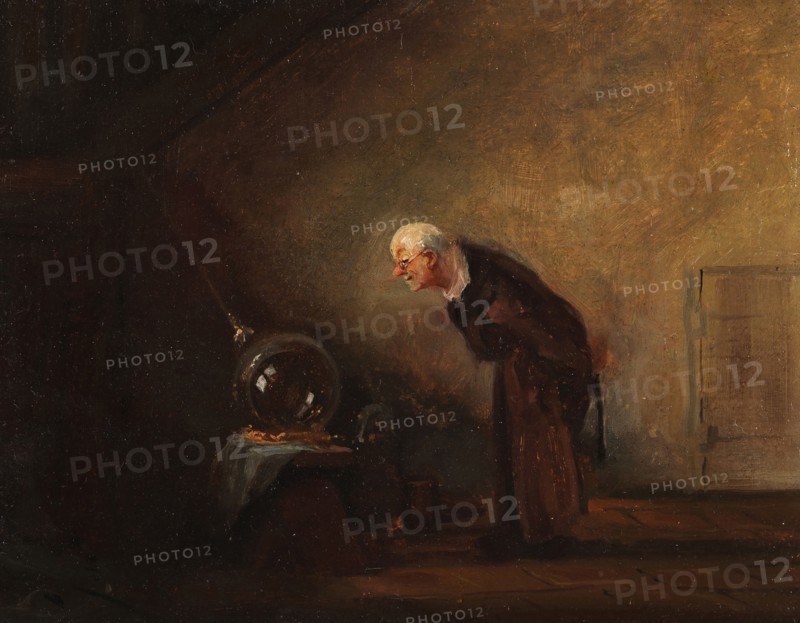 The Alchemist (Chemicus), End 1840s. Private Collection.