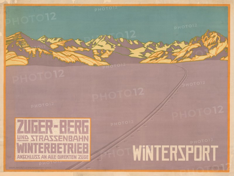 Zuger Berg- und Straßenbahn, c. 1910. Private Collection.