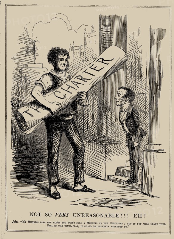 Not So Very Unreasonable!!! Eh? (from "Punch"), 1848. Private Collection.