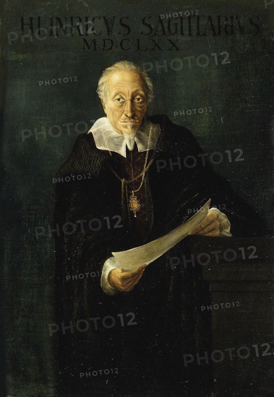Portrait of the composer Heinrich Schütz (1585-1672). Private Collection.