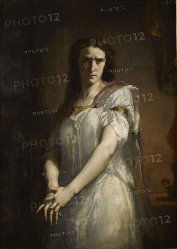 Élisa Rachel as Lady Macbeth. Creator: Müller, Charles Louis (1815-1892).