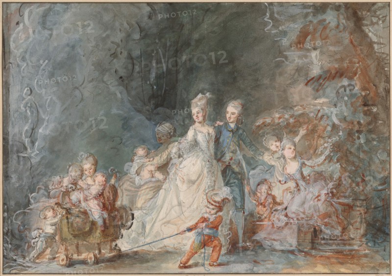 Family Promenade in the Park, 1765/1766.