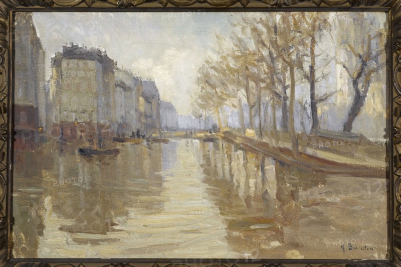 Montebello wharf (floods of 1910), 1910.