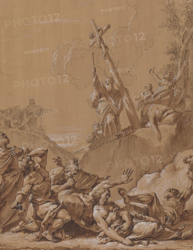 Moses and the Brazen Serpent, 18th century.
