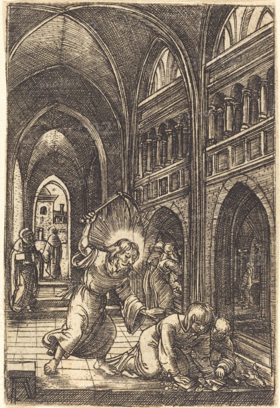 Christ Expelling the Money Changers, c. 1519.