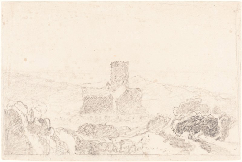 Landscape with Church, first half 19th century.