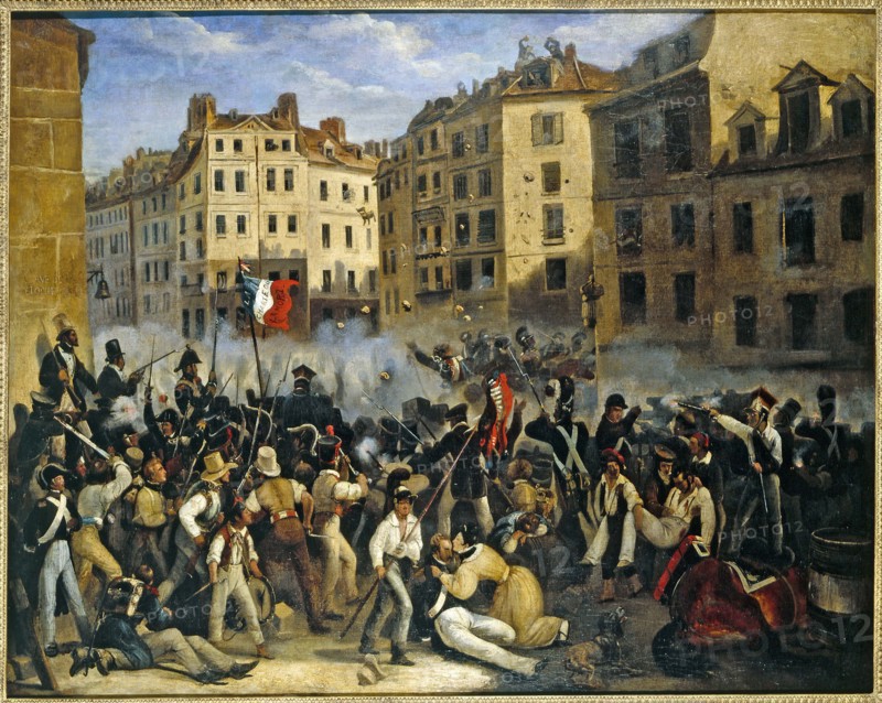 Episode of the days of July 1830, between 1825 and 1835.